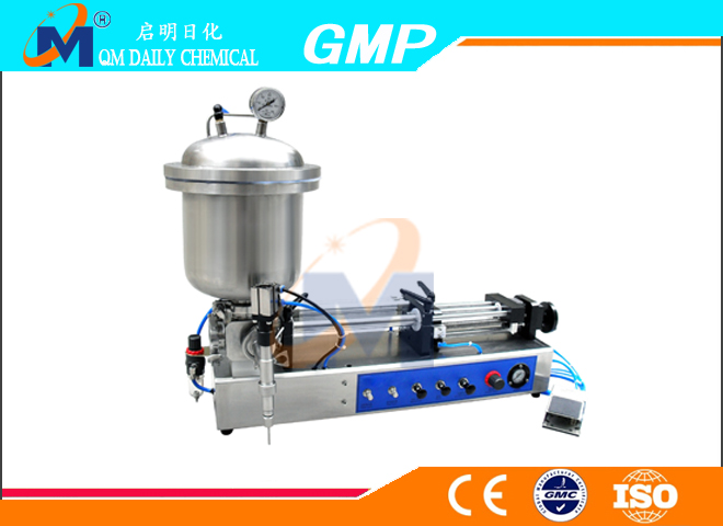 Semi-automatic filling machine pressure
