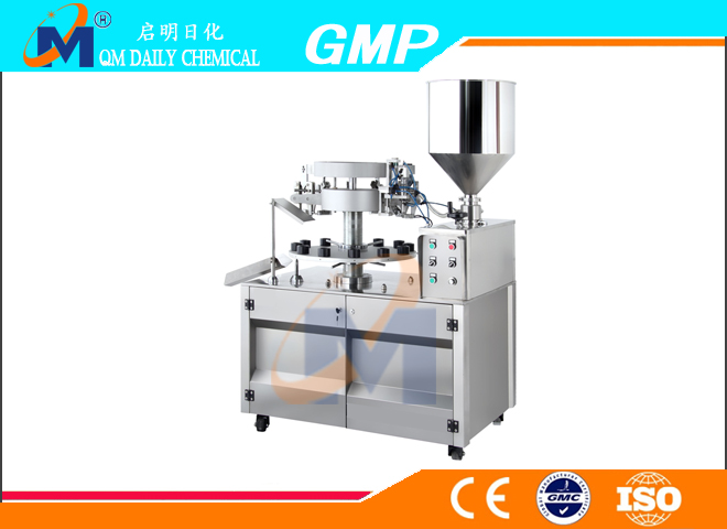 Filling and sealing machine